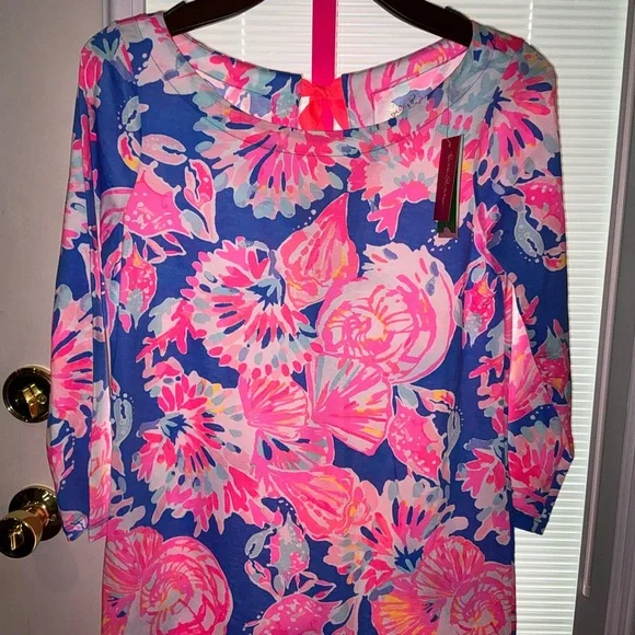 Lilly Pulitzer NWT Noelle Dress Navy Bayside Stripe Size S - Picture 11 of 16